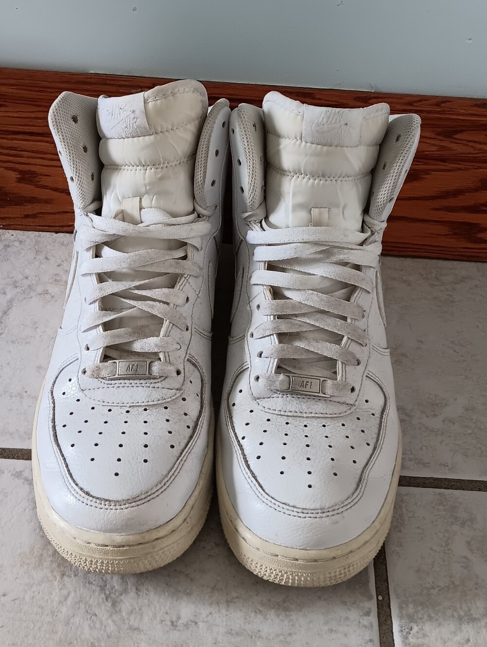 Nike White High-Top Air Force 1